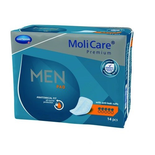 Molicare Premium Men Pads 5 Drops 345x180mm Male 852 ML (1688010)